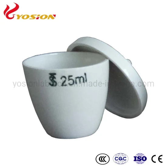 Refractory Fire Assay Porcelain Ceramic Crucible for Gold Melting